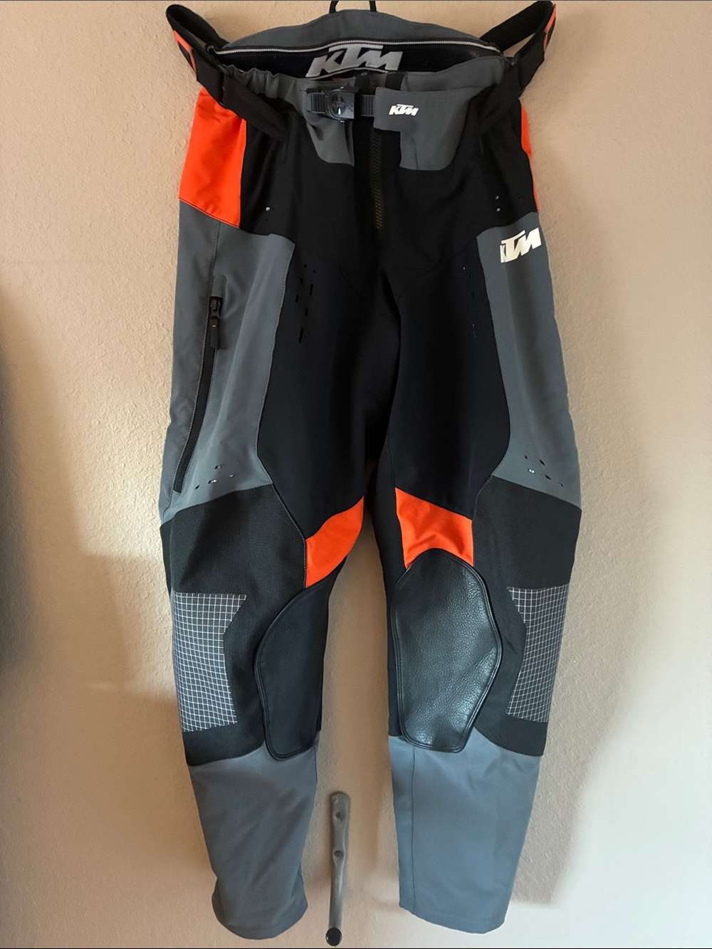 KTM Men's Black/Gray/Orange Off-Road Riding Pants
